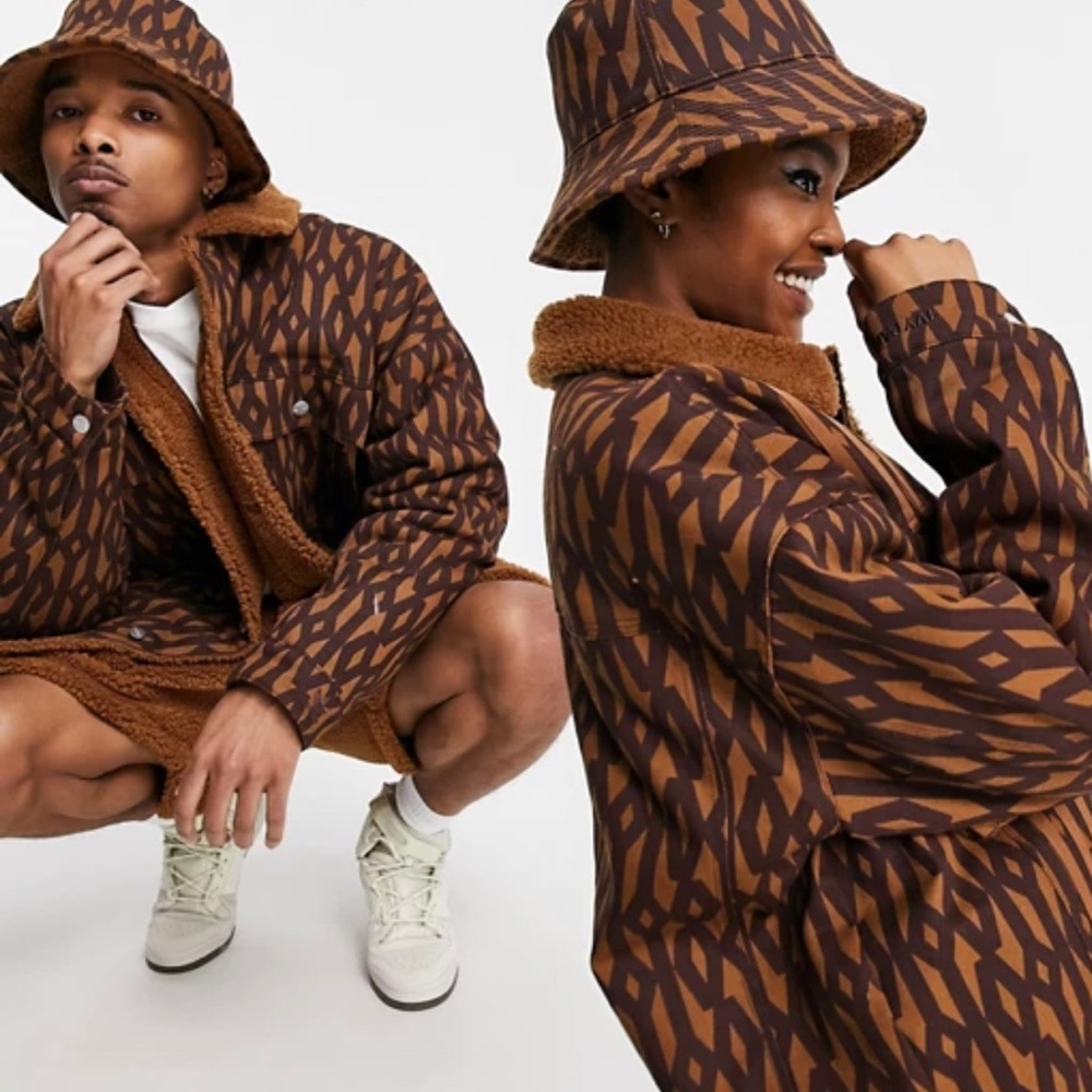 Adidas x Ivy Park Denim Monogram Jacket